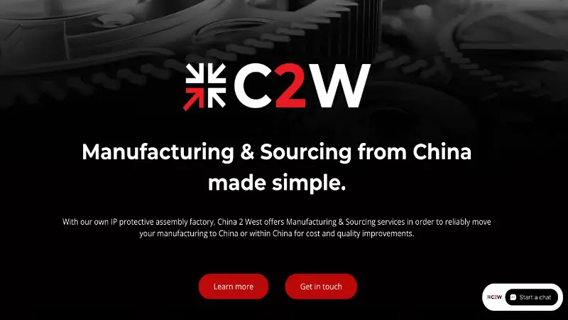China2West homepage