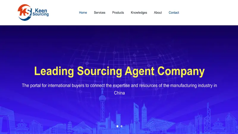 KeenSourcing homepage