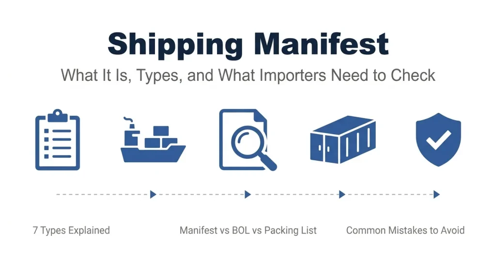Shipping manifest guide for importers sourcing from China