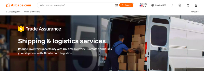 Alibaba shipping and logistics services