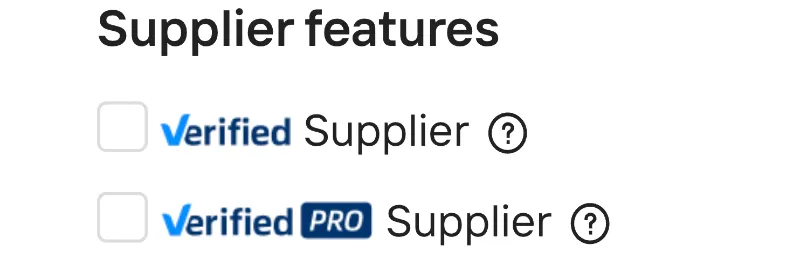 Alibaba verified badge