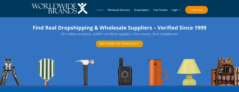 Worldwide Brands homepage
