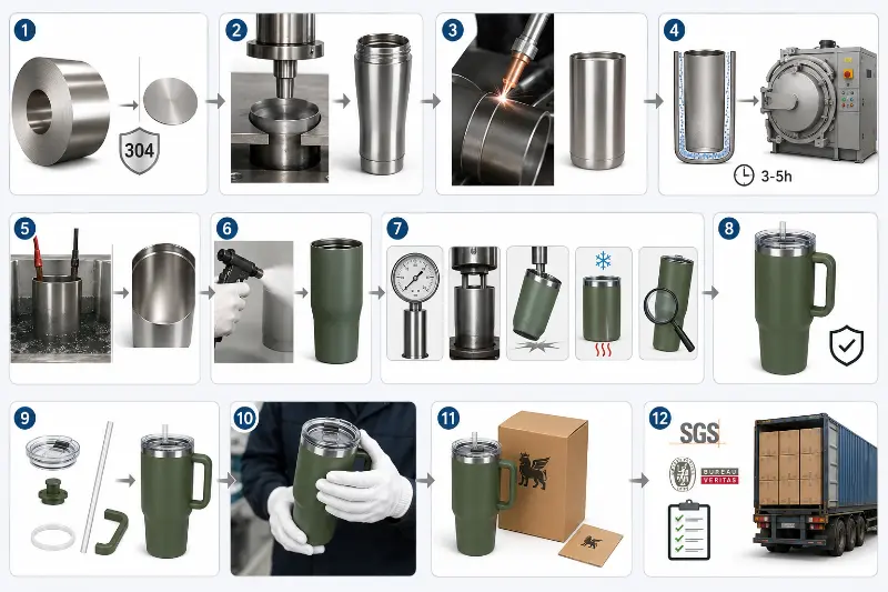 Stanleys cups manufacturing process
