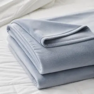 microfiber blanket material with smooth fine surface