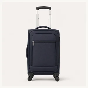Carry-on travel bag with wheels and telescopic handle
